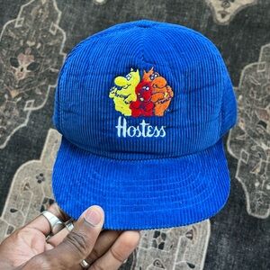 Vintage Blue Chips Hostess Munchies Corduroy Cap